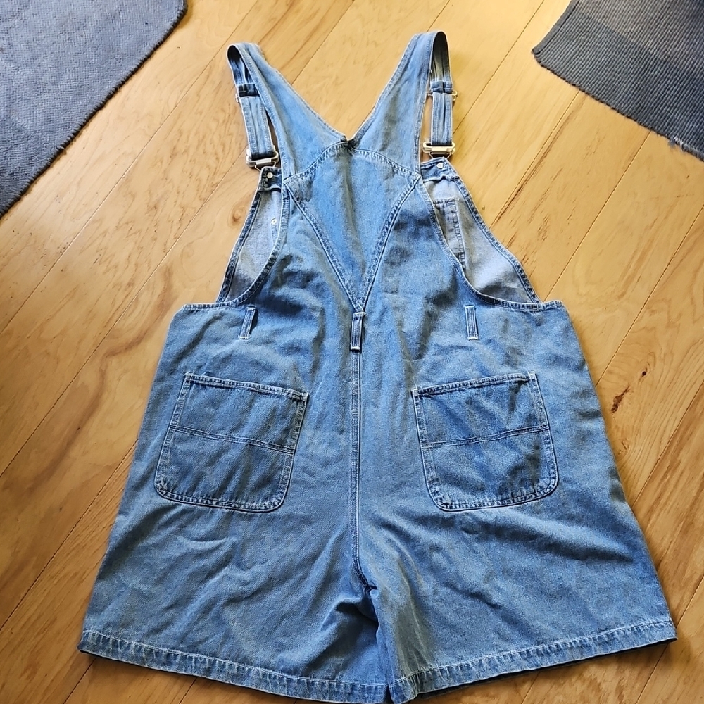 Adriana Sport Light Blue Denim Overalls - Picture 4 of 5